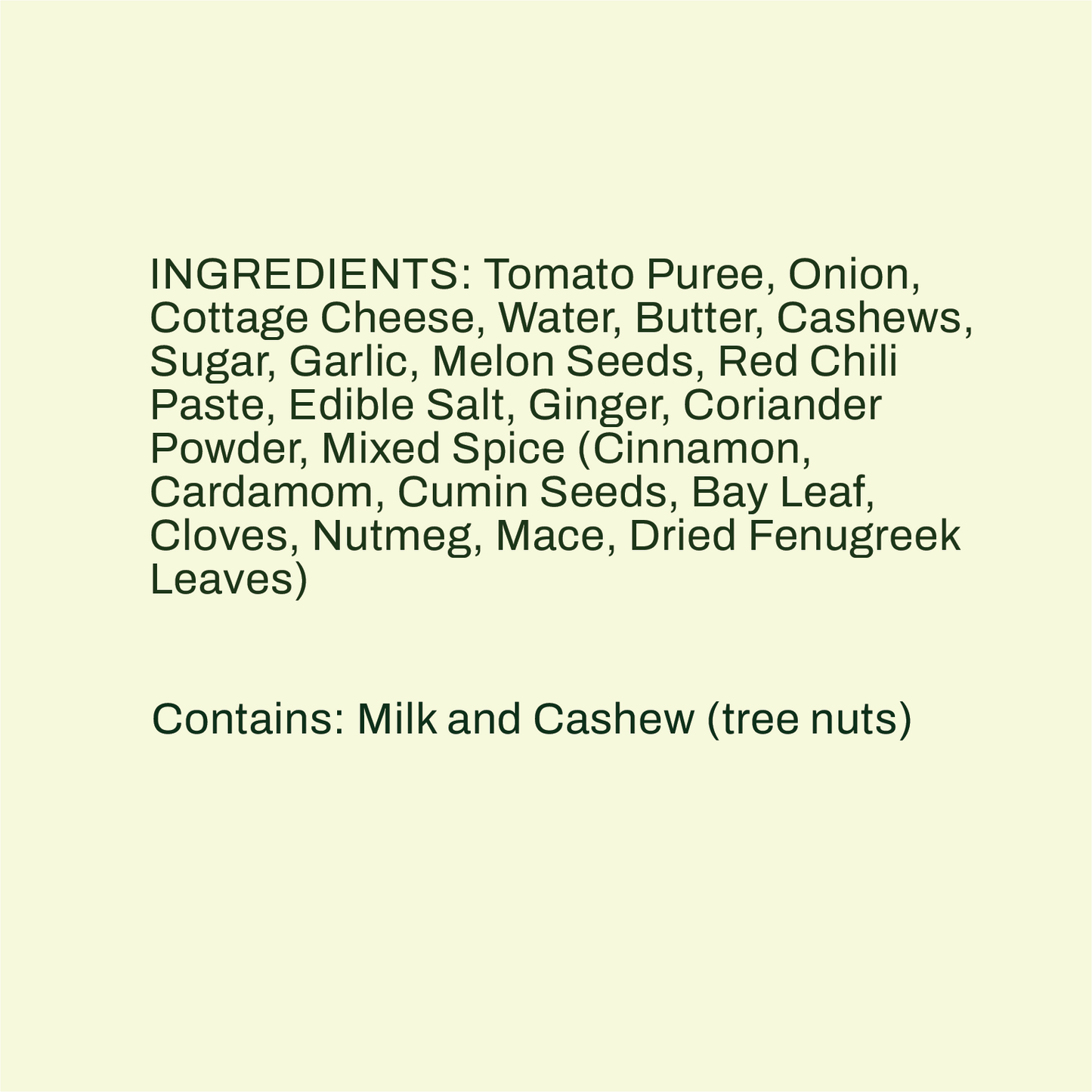 Butter Masala Sauce